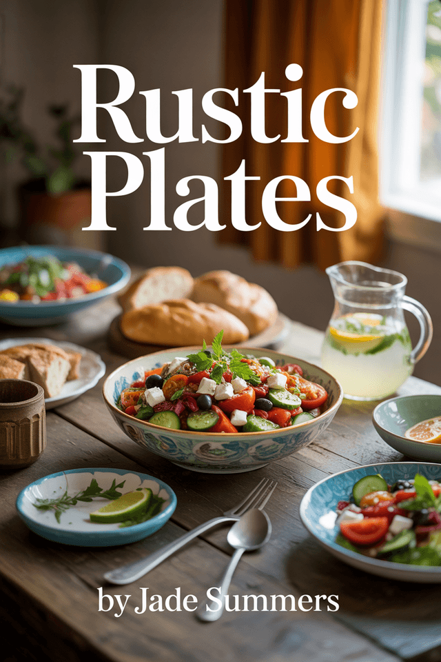 Rustic Plates: Authentic Mediterranean Diet Recipes cover