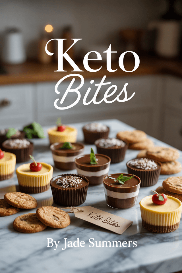 Keto Bites: Delicious Low-Carb Snacks & Desserts for Every Occasion cover