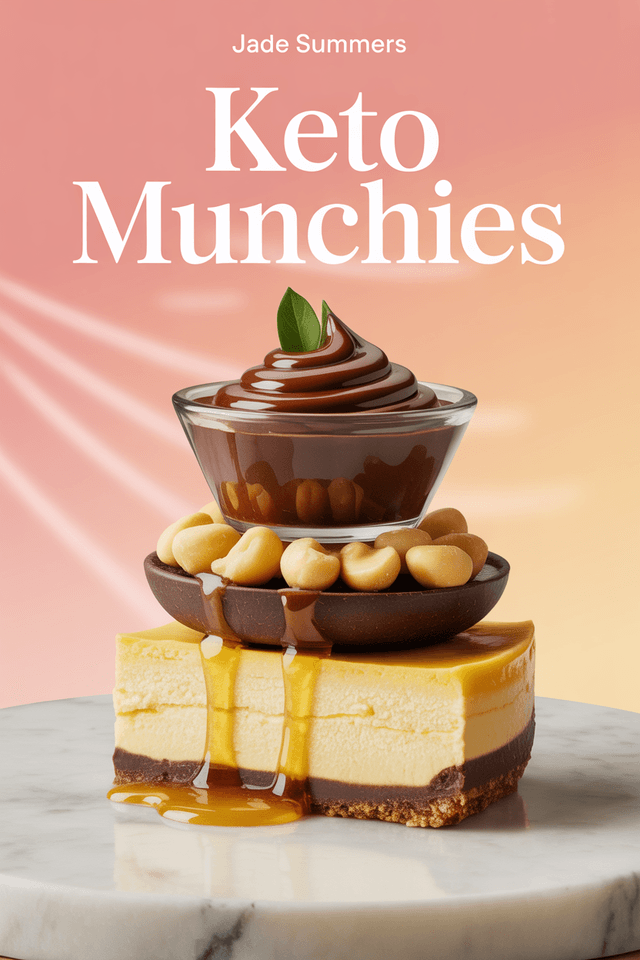 Keto Munchies: Easy & Delicious Keto Snacks & Desserts cover