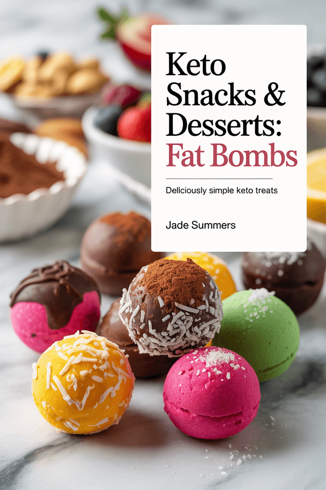 The Ultimate Guide to Fat Bombs: Delicious Keto Snacks for Energy and Weight Loss cover