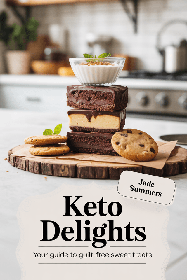 Keto Delights: Snacks & Desserts for a Low-Carb Lifestyle cover