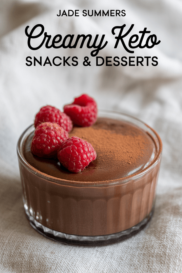 Creamy Keto Snacks & Desserts cover