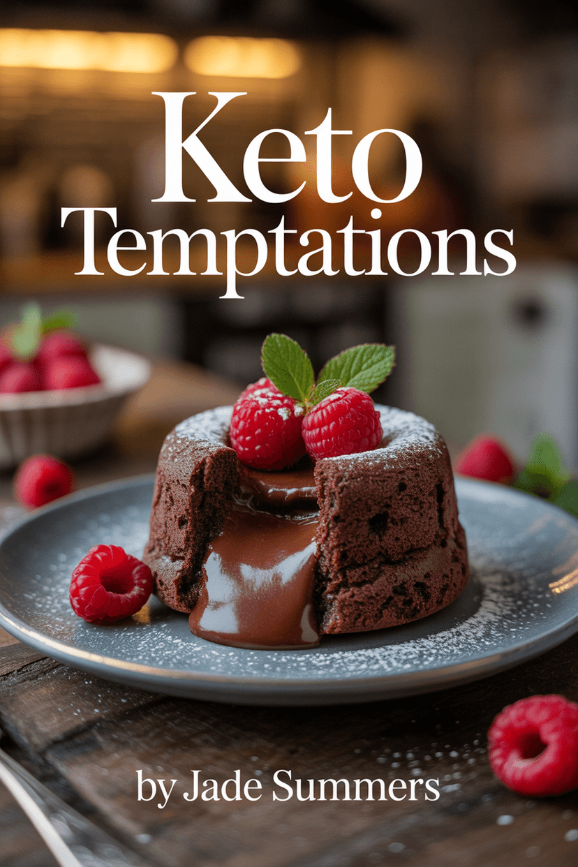Keto Temptations: Irresistible Snacks & Desserts for Every Craving cover