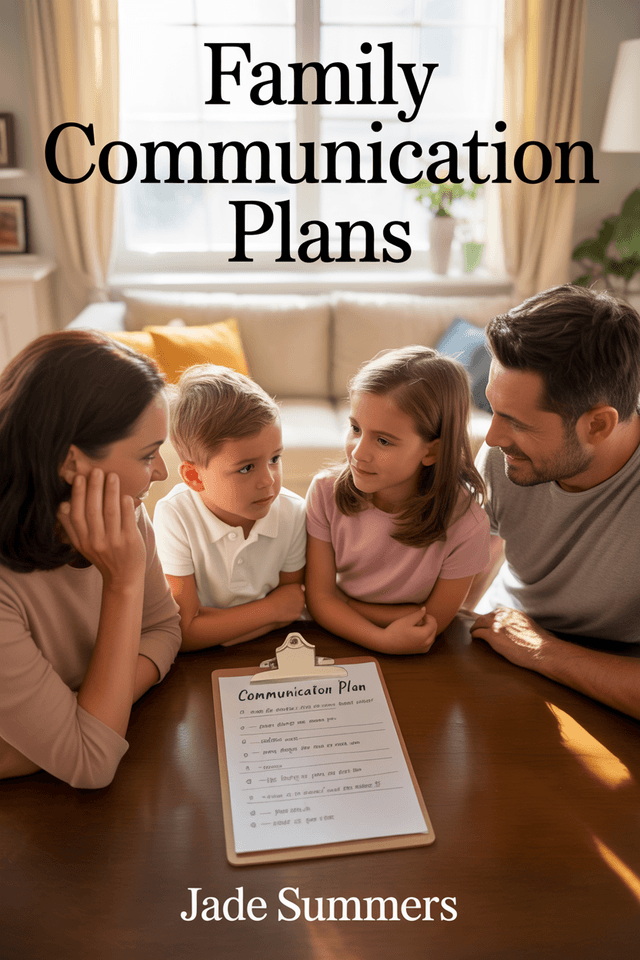 Family Communication Plans for Home Disaster Preparedness cover